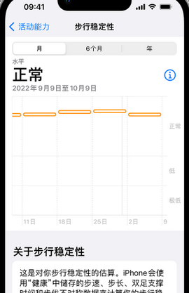 西区街道iPhone手机维修如何在iPhone开启'步行稳定性通知'