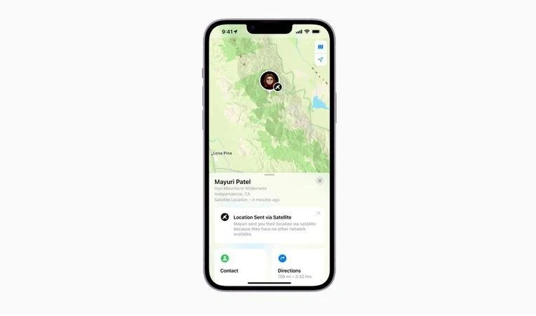 西区街道苹果14维修分享iPhone14系列中 FindMy功能通过卫星分享位置方法教程 